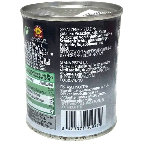 Salted Pistachios Salysol 40 g