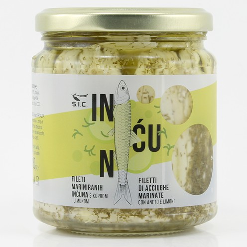 Marinated anchovies (dill and lemon) 300 g