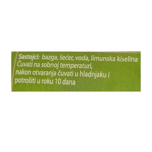 Sirup od bazge 300 ml