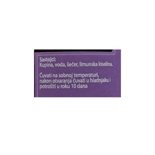 Sirup od kupina 250 ml