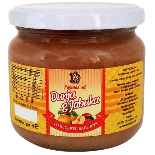 Apfel-Quitten-Marmelade 370 ml