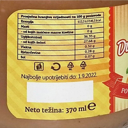 Apfel-Quitten-Marmelade 370 ml