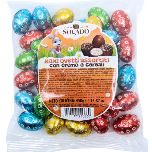 Čokoladna jaja Socado 450 g