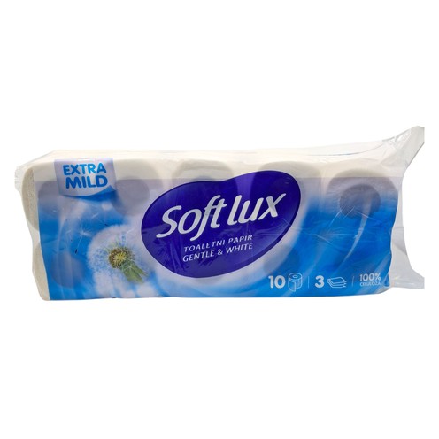 Softlux Gentle&White Toilettenpapier 10/1 3-lagig
