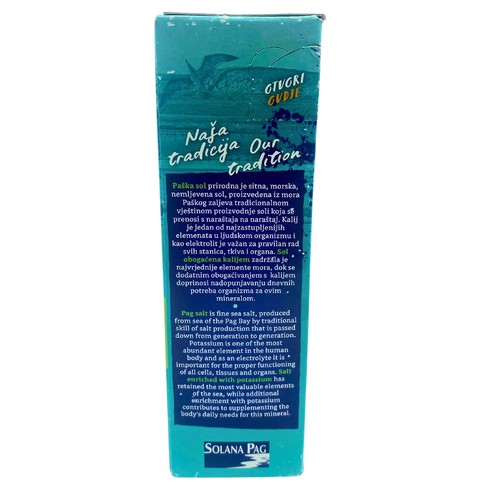 Sitna morska sol obogaćena kalijem 850 g