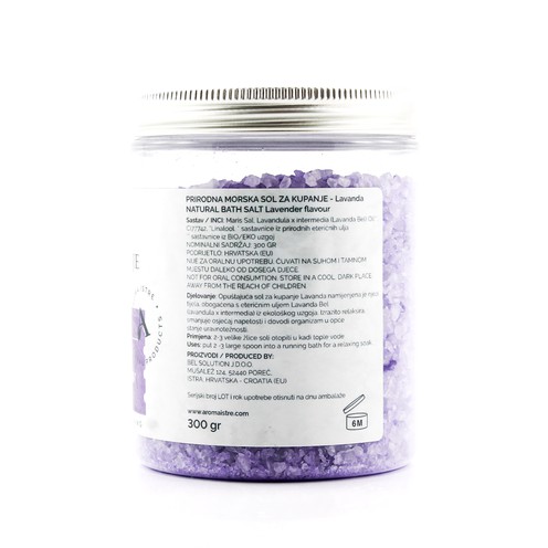 Lavender Bath Salt Aroma Istre 300 g