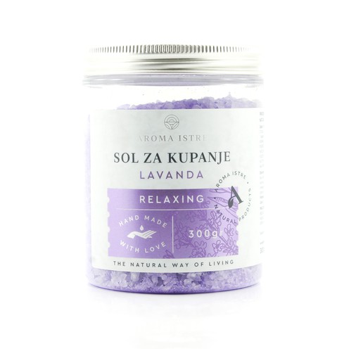 Lavender Bath Salt Aroma Istre 300 g