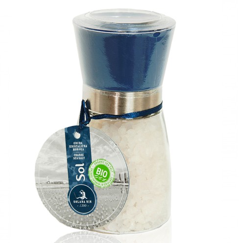 Coarse BIO sea salt, grinder 170 g