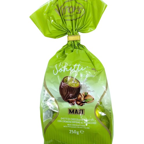 Schokoladeneier gefüllt mit Pistaziencreme Witor's 250 g