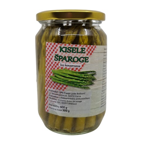 Kisele šparoge 900 g