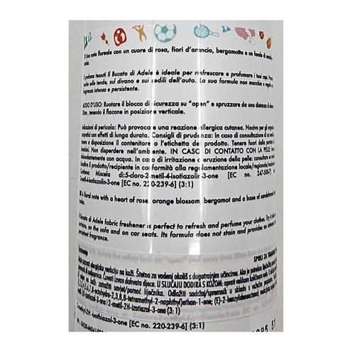Sprej za tkanine ''Il bucato di Adele'' – Sport 250 ml