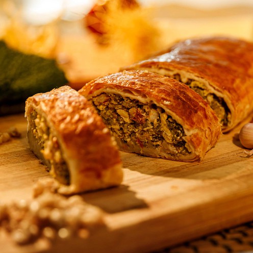 Kale strudel with Creme Fraiche sauce (1 kg)