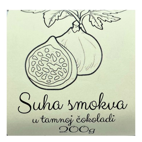 Suhe smokve u tamnoj čokoladi 200 g