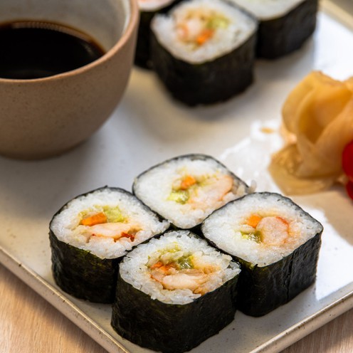 Sushi rolice s kozicama 8 kom (200 g)