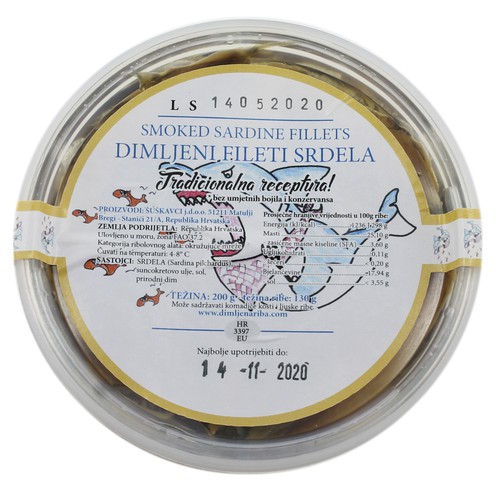 Smoked Sardine Fillets in Oil 200 g