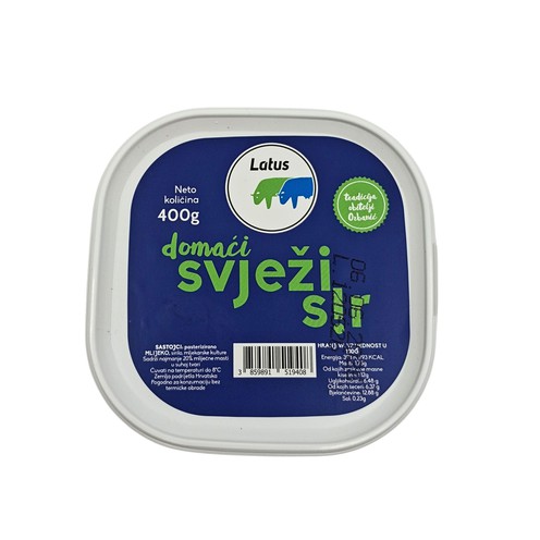 Homemade fresh cheese Latus 400 g