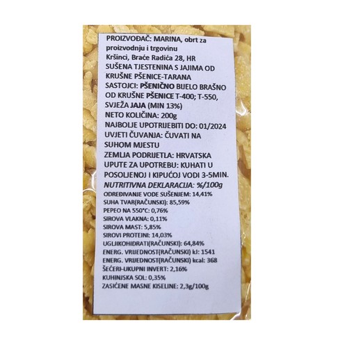 Pasta ''Tarana'' Big 200 g