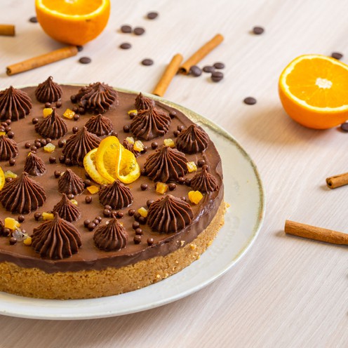 Schokoladen-Orangen-Tarte (2,2 kg)