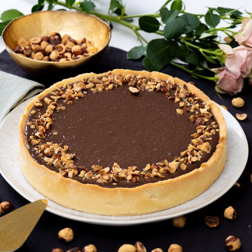 Haselnuss-Schokoladen-Tarte (1,3 kg)