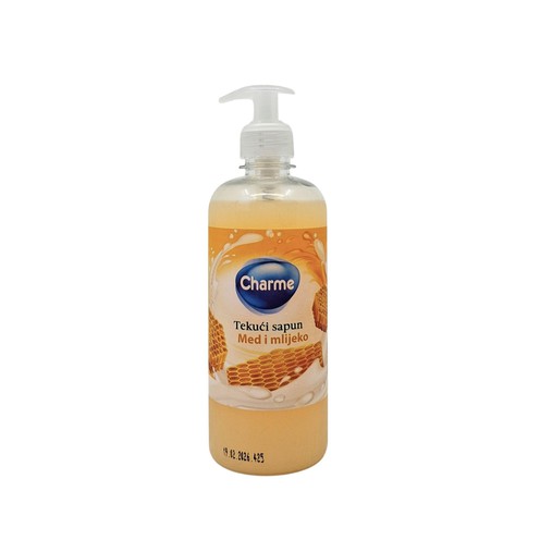 Honey & milk liquid hand soap Charme 0,5 l