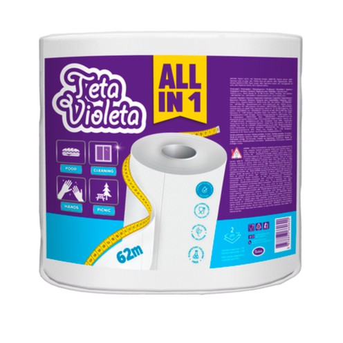 Teta Violeta paper towels maxi roll All in 1