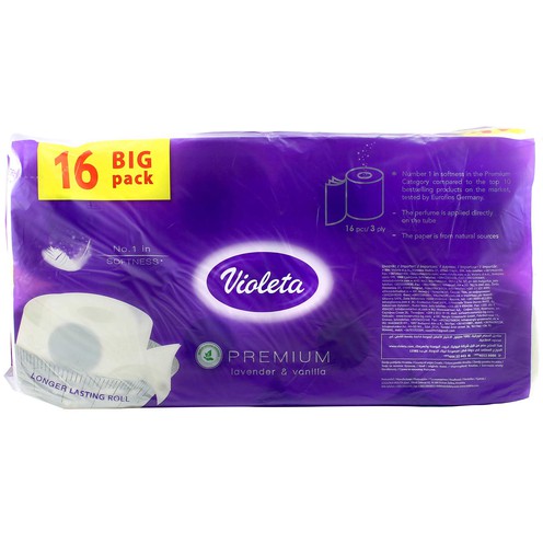 Toilet paper Violeta Premium 16/1