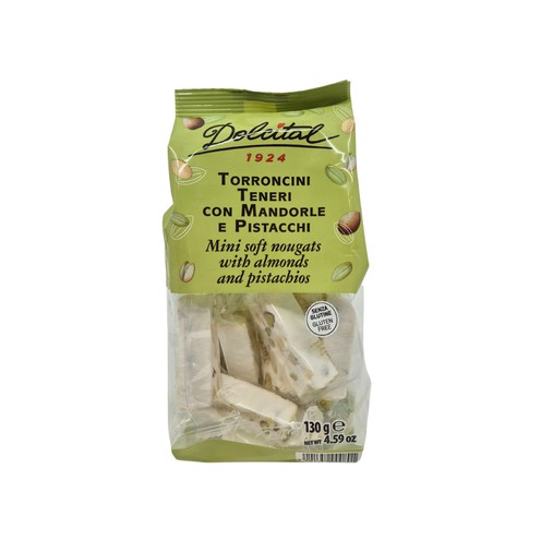 Torroncini teneri con mandorle e pistacchi Dolcital 130 g