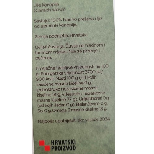 Hanföl Grana 100 ml