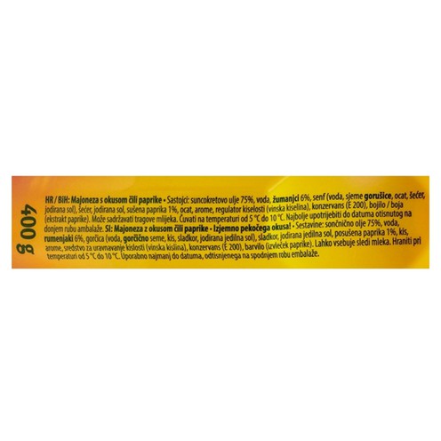 Ultra hot chili mayonnaise 400 g