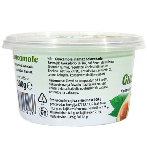 Guacamole - Avocadoaufstrich 200 g