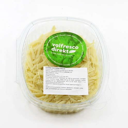 Gekochte Nudeln Fidelini - Suppeneinlage für 2 Personen (150 g)