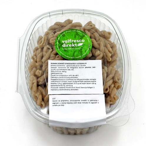 Kuhani domaći integralni strozzapreti za 2 osobe (400 g)