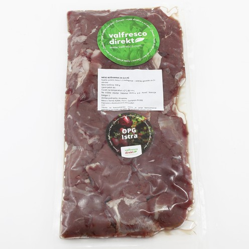 Meso boškarina za gulaš za 2 osobe (500 g)