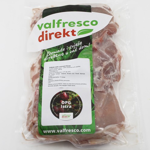 Schweinelende mit Knochen für 4 Personen (1 kg)