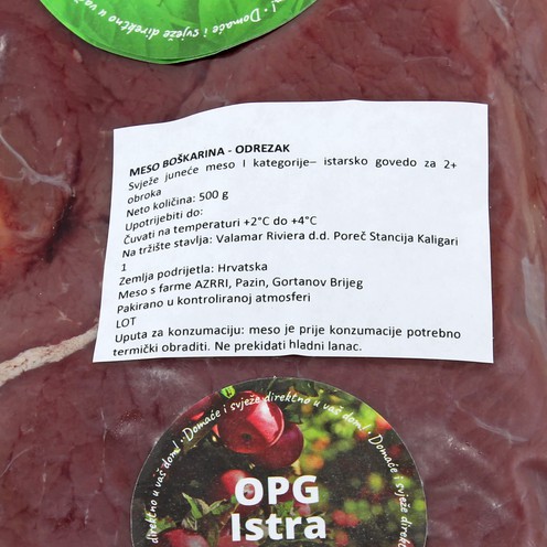 Boškarin Ochsen-Steak für 2 Personen (500 g)