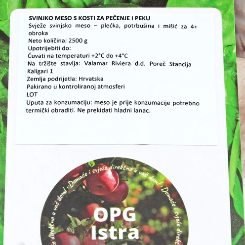 Svinjsko meso za pečenje i peku za 4 osobe (2,5 kg)