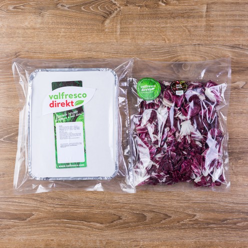 Menu: musaka od krumpira i radić salata za 4 osobe