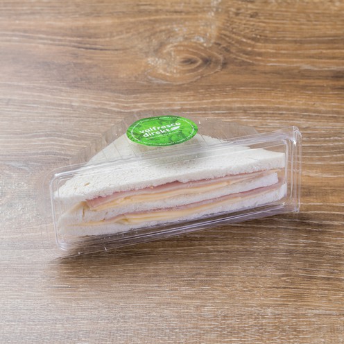 Toastbrot mit Schinken und Käse