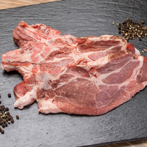 Schweinenackenkoteletts für 4 Personen (1 kg)