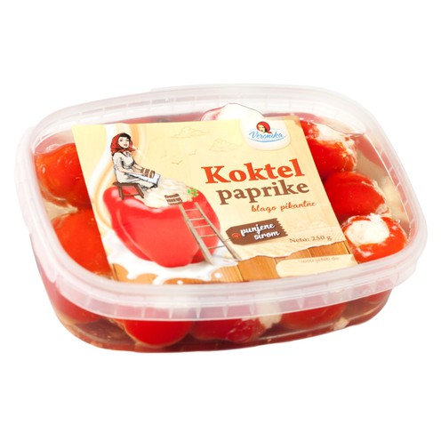 Cocktailpaprika gefüllte mit Käse 250 g
