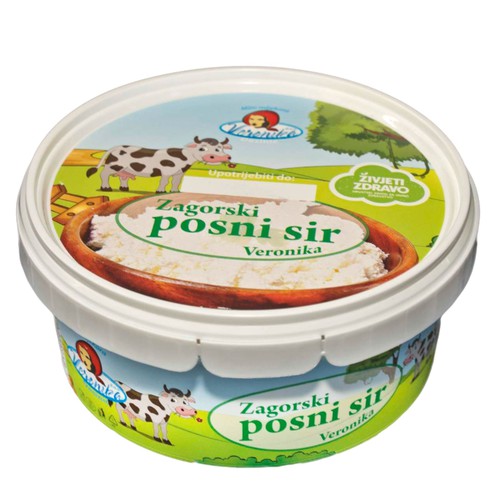 Fresh low-fat cheese from Zagorje 500 g