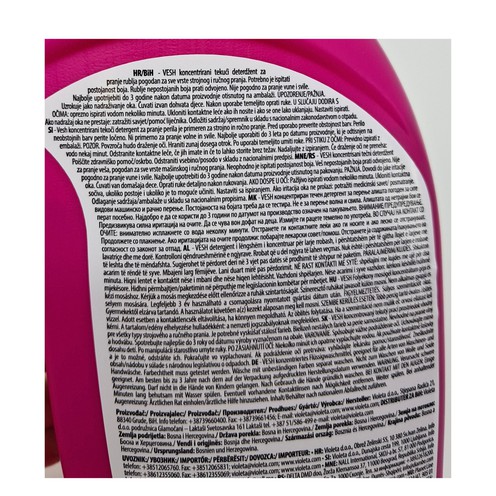 VESH Color Power laundry gel 1 l