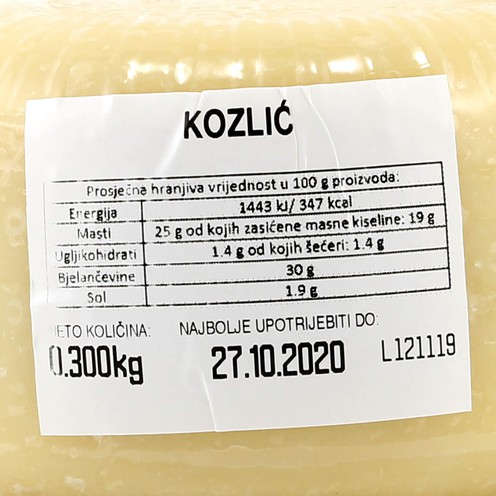 Kozlić - goat's milk cheese ca. 300 g