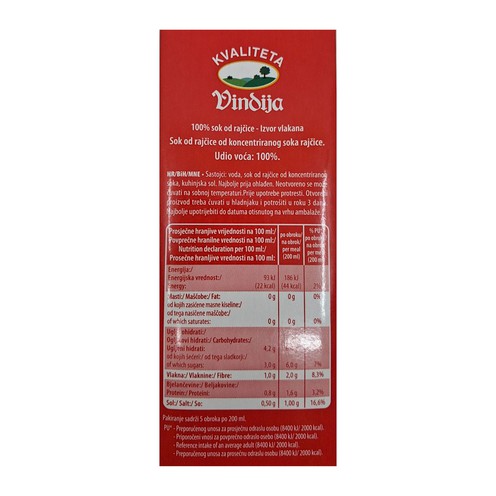 Tomatensaft 100% 1 l