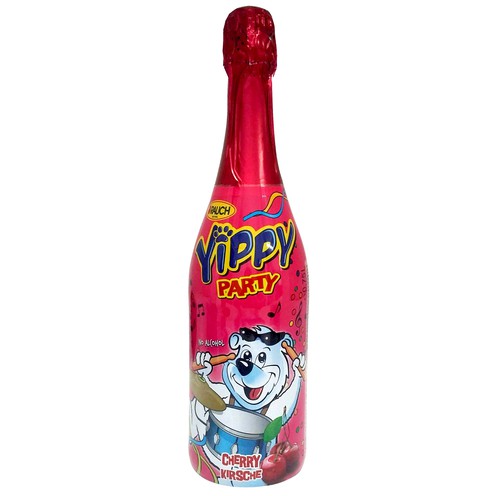 Kindersekt mit Kirschegeschmack Yippy 0,75 l