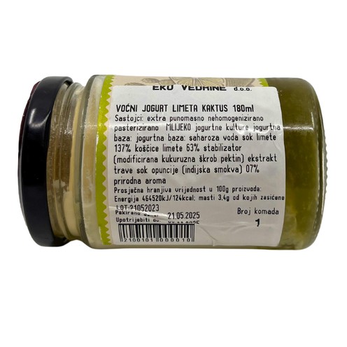 Voćni jogurt limeta-kaktus 180 ml