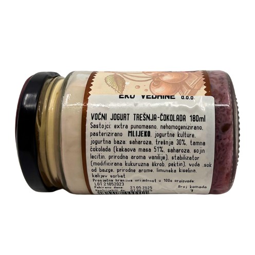 Fruchtjoghurt Kirsche und Schokolade 180 ml