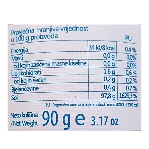 Salt with white truffle 90 g