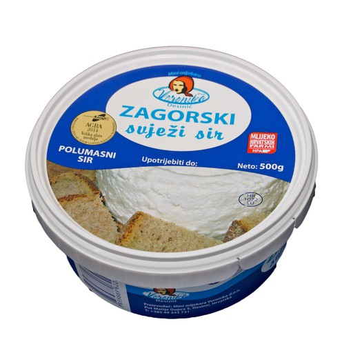 Halbfetter Frischkäse aus Zagorje 500 g