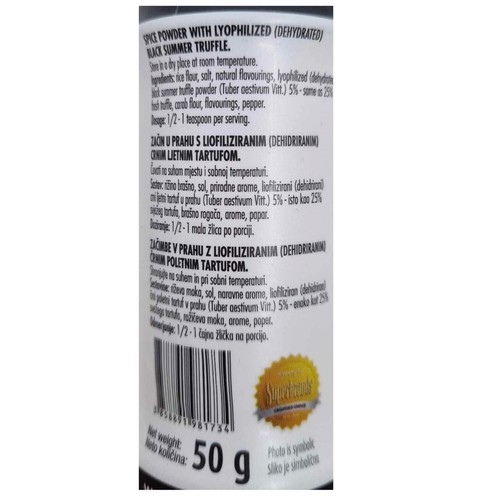 Začin u prahu s liofiliziranim crnim ljetnim tartufom 50 g
